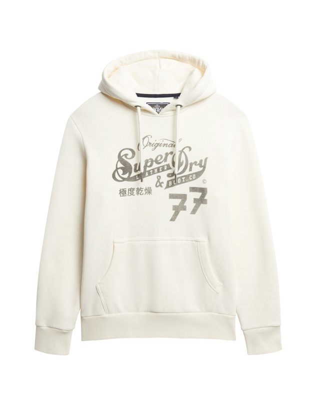 Superdry - Leather & Boot Co Script Hoodie