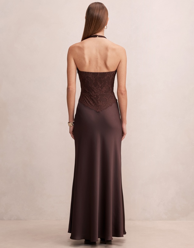 Forever New - Mandi Lace Halter Neck Dress