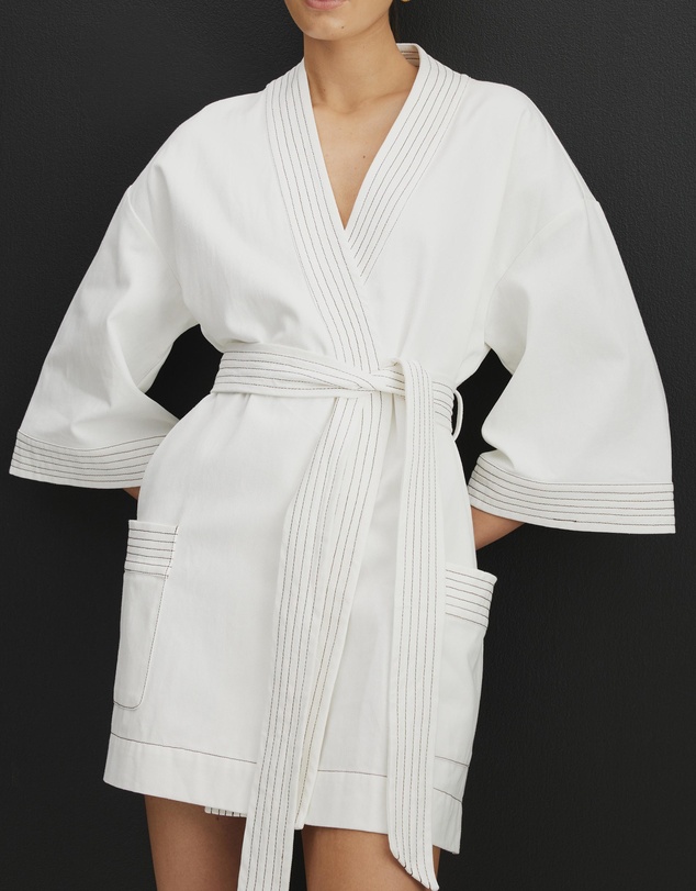 AERE - Aspen Organic Cotton Kimono Dress