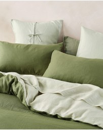 Linen House - Nimes Duet Pure Linen Quilt Cover Set