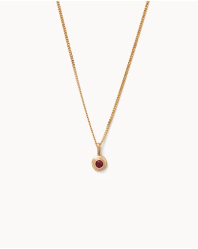 Kirstin Ash - Birthstone Necklace January Garnet