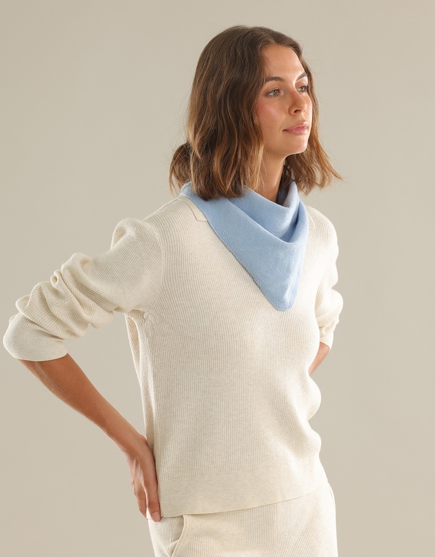Morgan & Taylor - Katrina Triangle Scarf in Blue