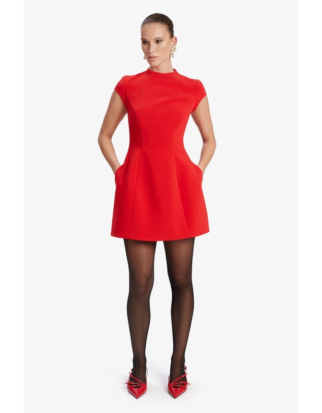 mini dress red Autograph Bodycon Mini Dress Red