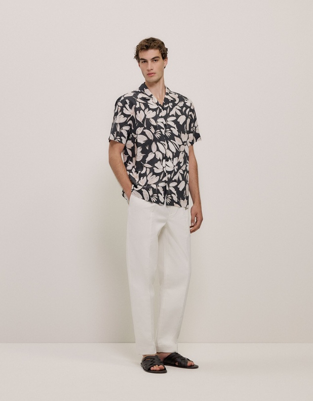 Trenery - Sable Short Sleeve Shirt in Black
