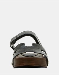 Steve Madden - Canal Black Patent Sandals