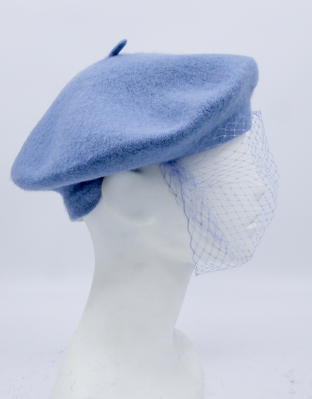 FORD MILLINERY - NIKKI Beret with veil