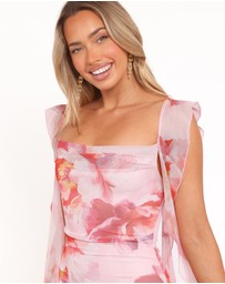 Petal & Pup - Chiara Maxi Dress - Pink Peony