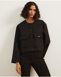 Atmos&Here - Sorelle Cropped Tailored Jacket