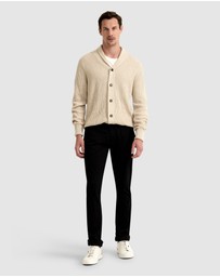 Oxford - Jed Ribbed Cardigan