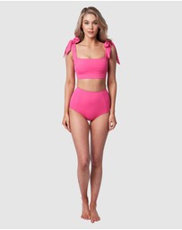 UNE PIECE - Never Say Never High-Waisted Bikini Bottom