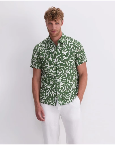Sportscraft - Milo Short Sleeve Print Shirt