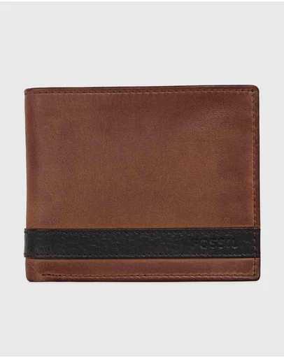 Fossil - Quinn Brown Large Coin Pocket Bifold