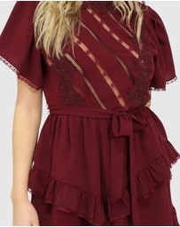 Belle & Bloom - The Softest Spell Ruffle Mini Dress