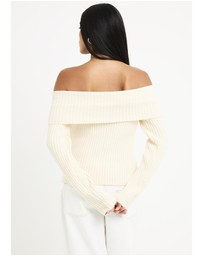 Subtitled - Paloma Zip Off Shoulder Top