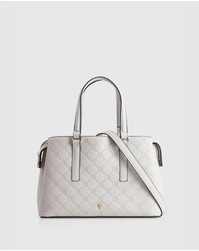 Laura Jones - Logo Embossed Tote Bag