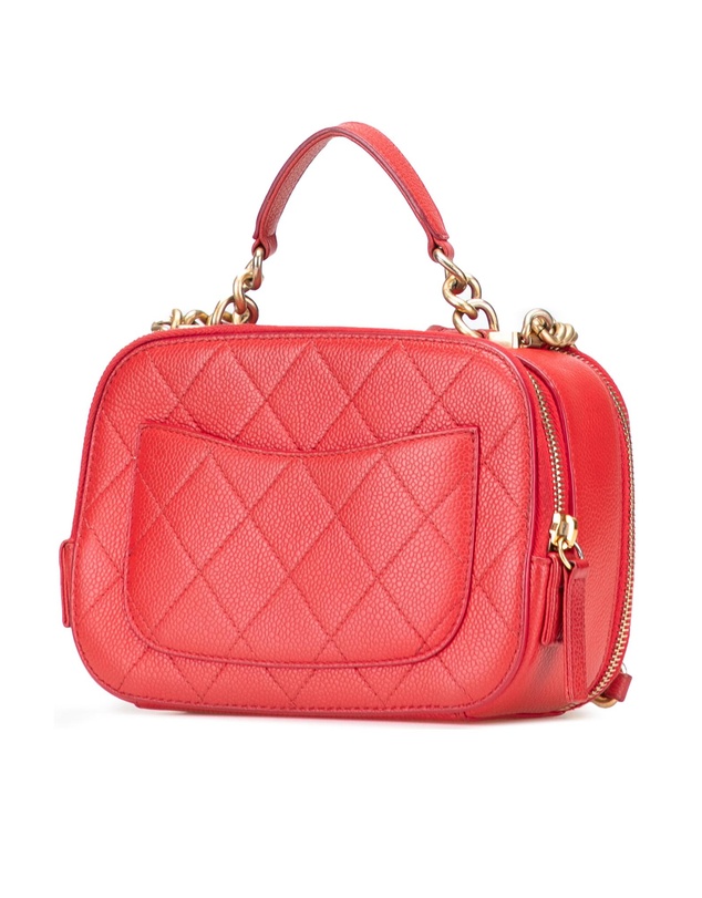 Pre-Loved by Azura Reborn - Pre-Loved Small Quilted Caviar Top Handle Camera Bag