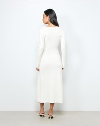 AERE - Ren Cable Knit Maxi Dress