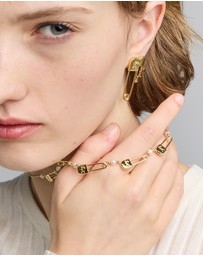 Karen Walker - Runaway Safety Pin Chain Necklace