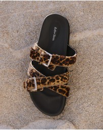 & Other Stories - Cross-Strap Leather Sandals