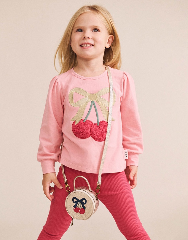 Huxbaby - Cherry Bow Mini Handbag - Kids