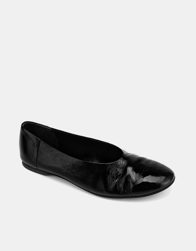 Nokwol - Tamsin Black Crinkle Patent
