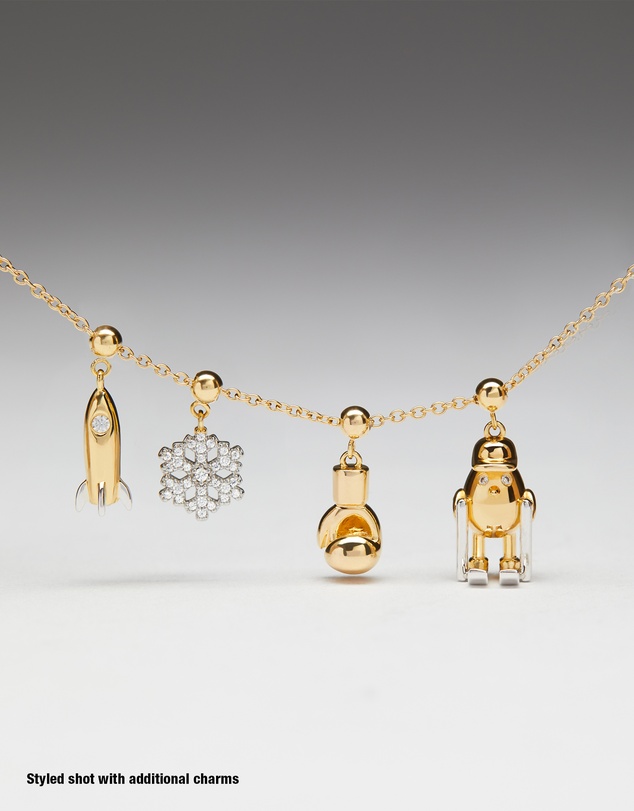 PDPAOLA - Charm Necklace Snowflake Charm