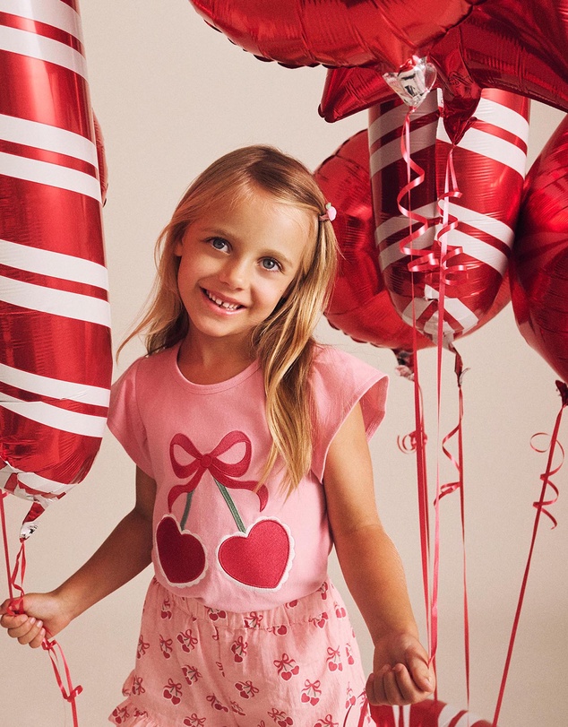 Huxbaby - Cherry Pie Frill Tee - Babies