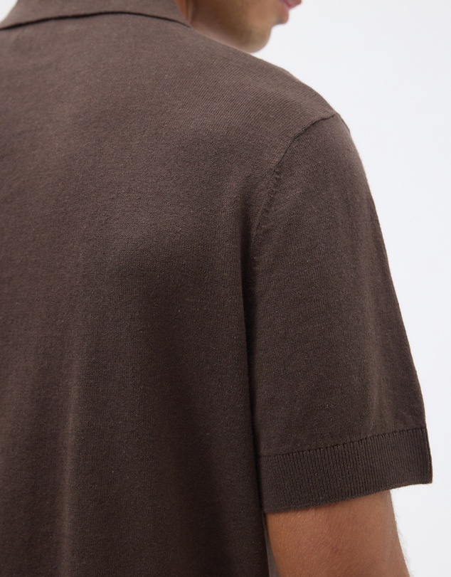 AERE - Linen Blend Knit Shirt