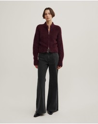 Witchery - Fluffy Funnel Bomber Jacket