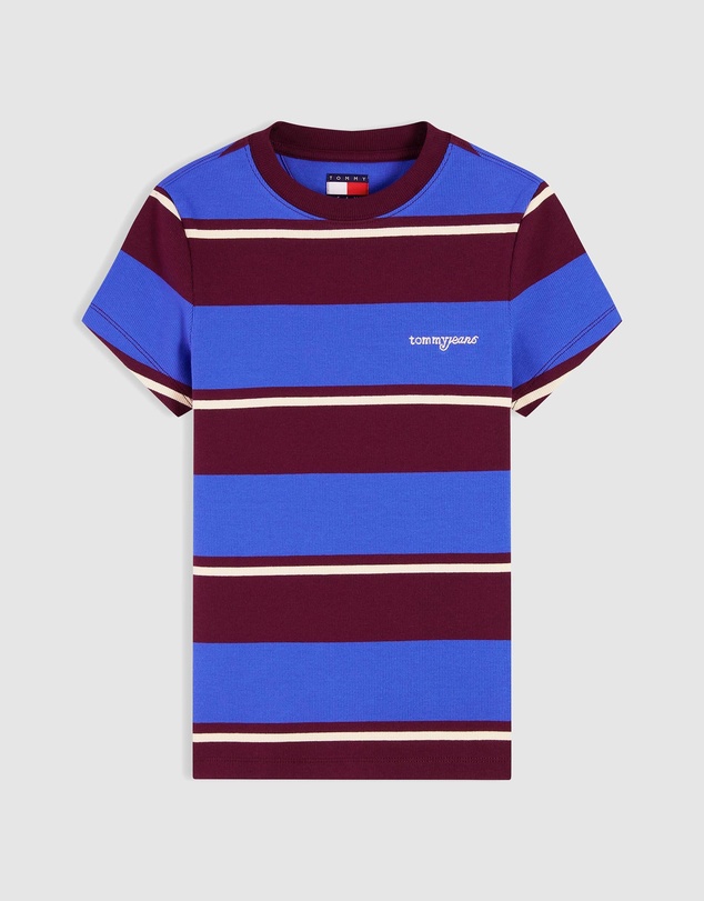 Tommy Jeans - Slim Rib Script Shortsleeve Tee