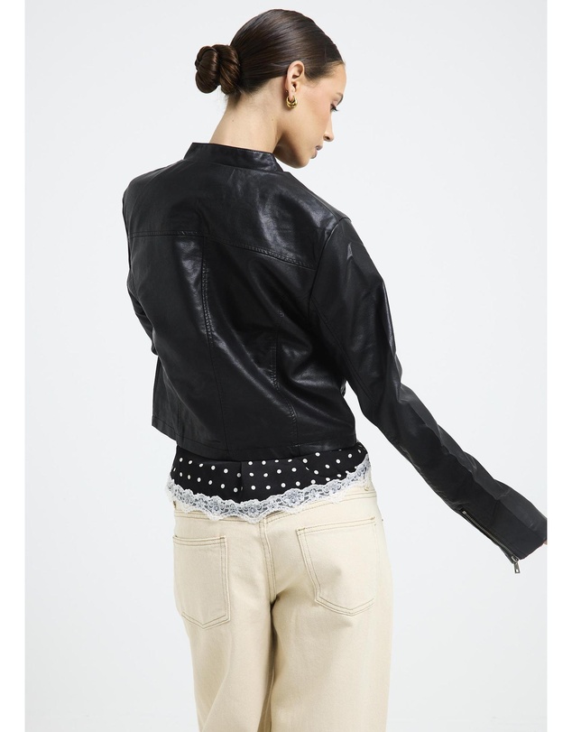 Insight - Lea Double Zip PU Jacket