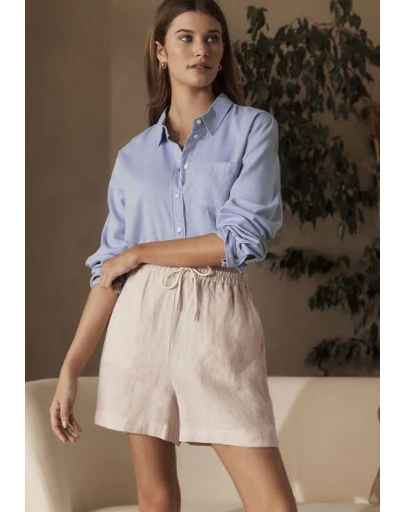 NEXT - 100% Linen Boy Shorts