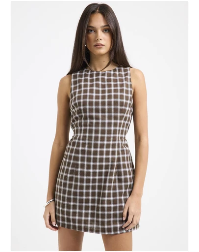 Subtitled - Gabs Plaid Romper