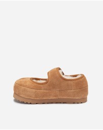 Ozwear Connection Uggs - Ugg Logo Kids Mary Jane