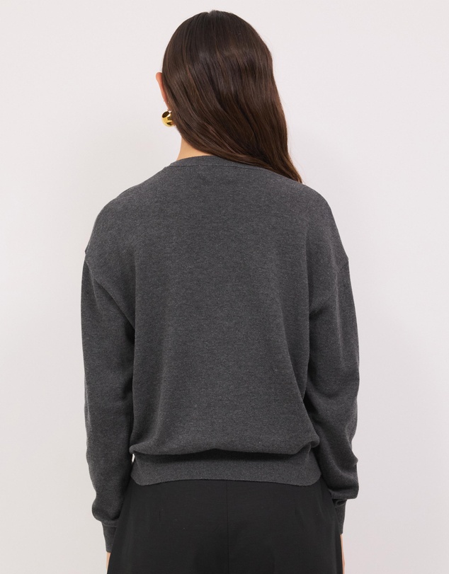 Calli - Melton Relaxed Knit Jumper