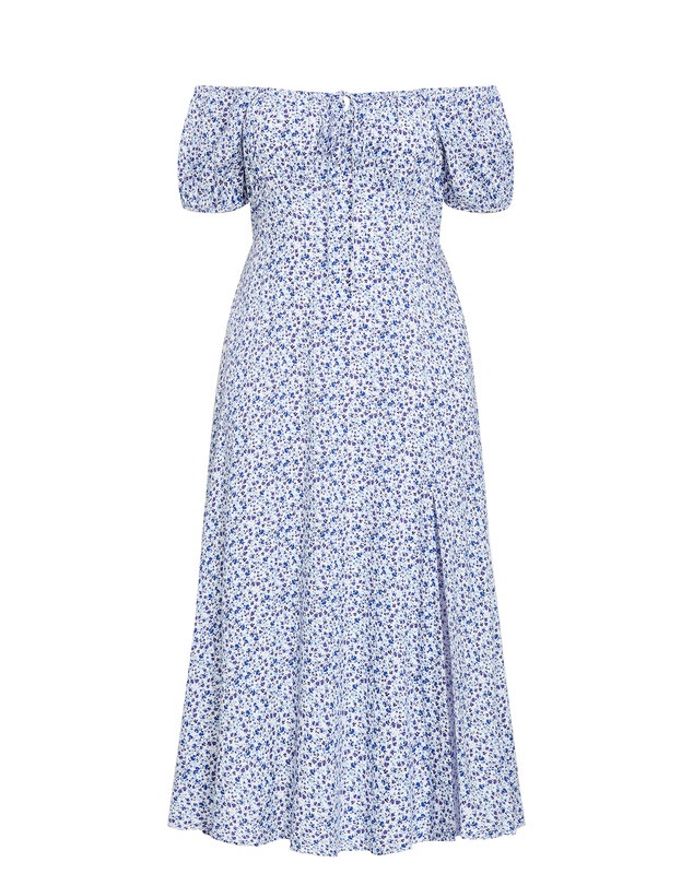 City Chic - Abbie Print Maxi Dress