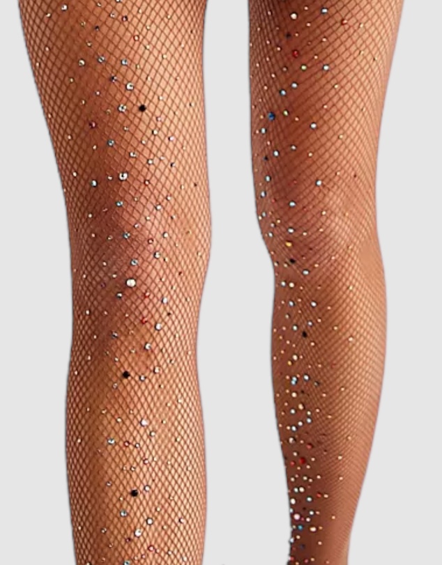 High Heel Jungle - Glitter Fishnet Tights