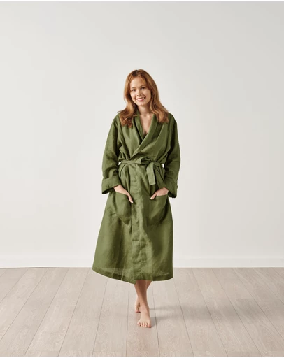 Linen House - Nimes Pure Linen Robe