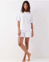 Wanderluxe Sleepwear - Florence Top White