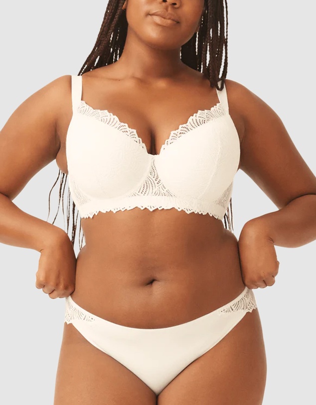 Naturana - The Friday Recycled Lace Lined Underwire Bra