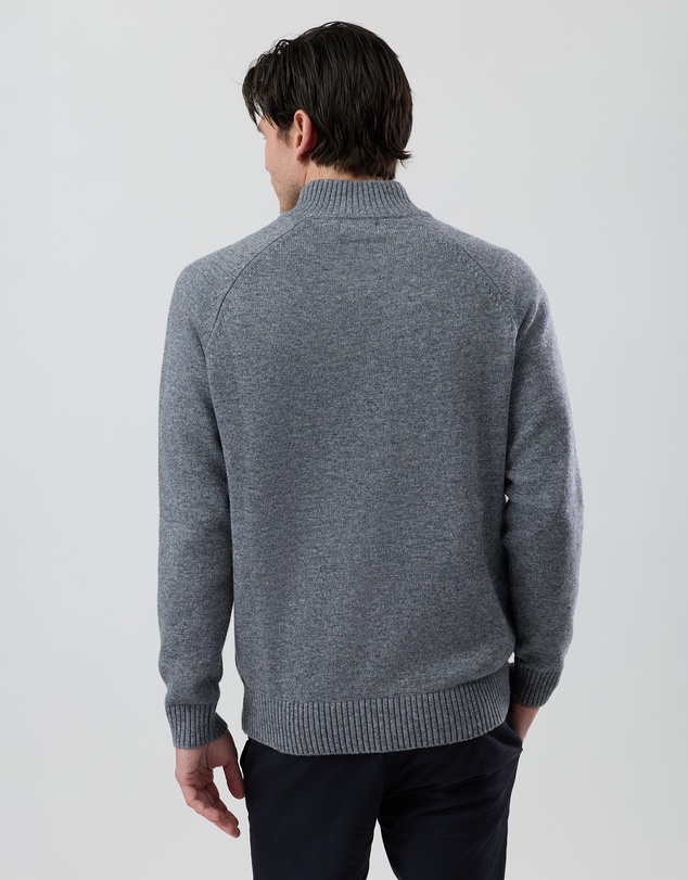 Wayver - Half Zip Wool Blend Knit