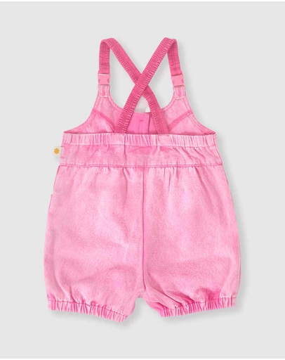 Goldie + Ace - Cindy Denim Bubble Overalls - Babies-Kids
