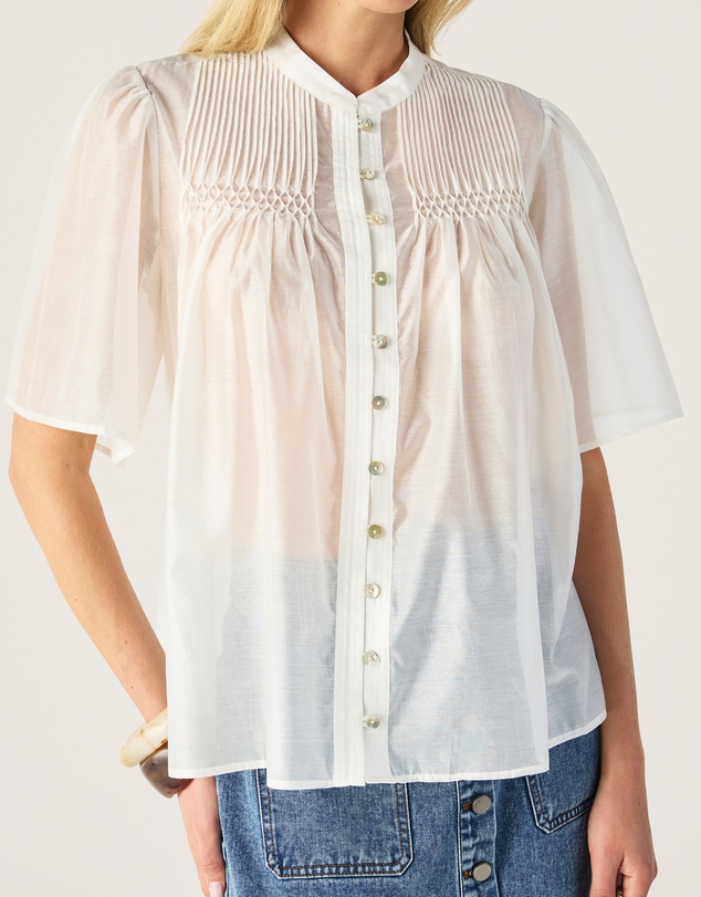 MOS The Label - Romy Short Sleeve Blouse