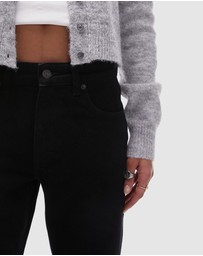 TOPSHOP - Mid Rise Straight Jeans