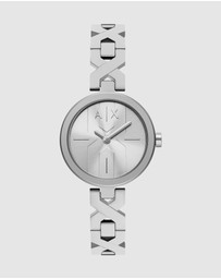 Armani Exchange - Silver Tone Analogue Watch