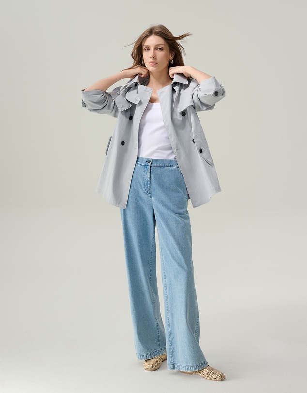 IDA+S - Adelaide Light Denim Wide Leg Jeans
