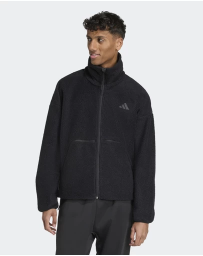 adidas Sportswear - City Tech High Pile Fleece Full-Zip Jacket Mens