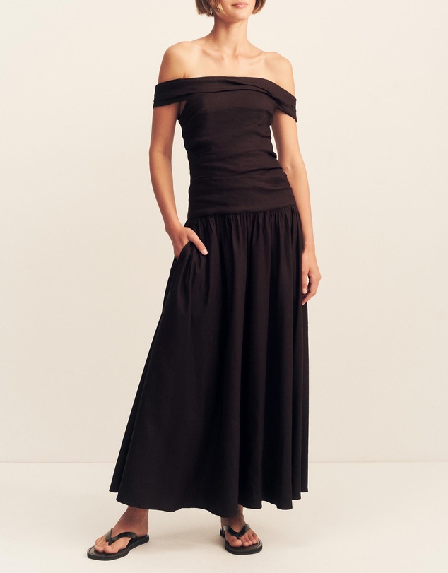 Shona Joy - Brooks Off Shoulder Maxi Dress