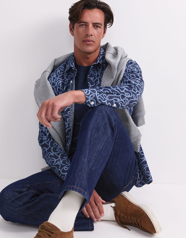 Sportscraft - Rope Long Sleeve Print Shirt