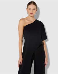 Montique - Harper One Shoulder Jumpsuit